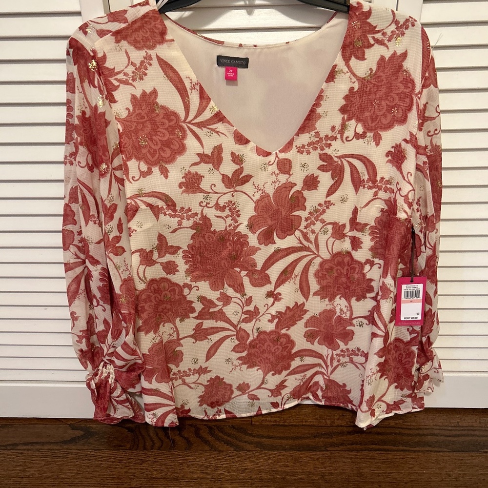 Vince Camuto Desert summer top Nwt